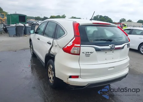 2016 Honda Cr-V Lx из США, поврежденный, VIN 5J6RM3H30GL025432